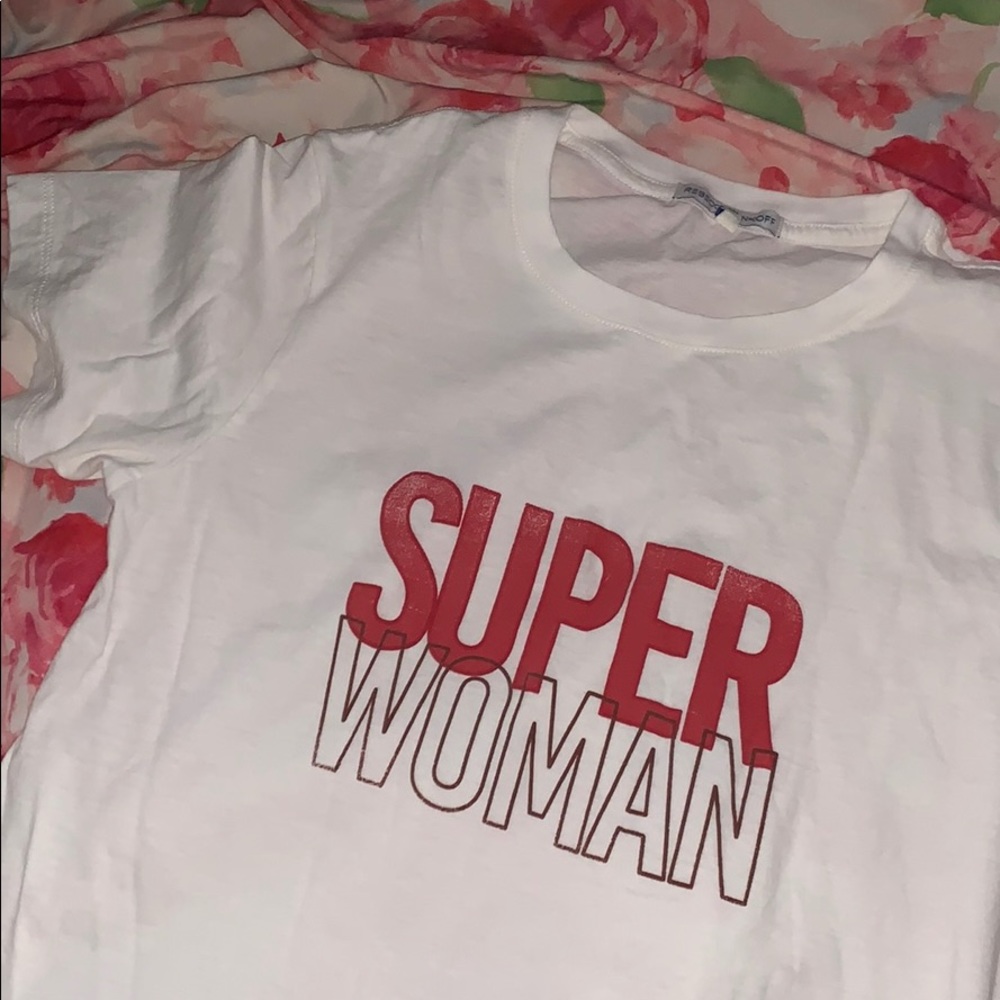 Rebecca Minkoff Super Woman T-Shirt • Size XS